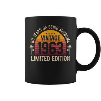 Awesome 60 Years Old 60Th Birthday Sunset Vintage 1963 Coffee Mug - Seseable