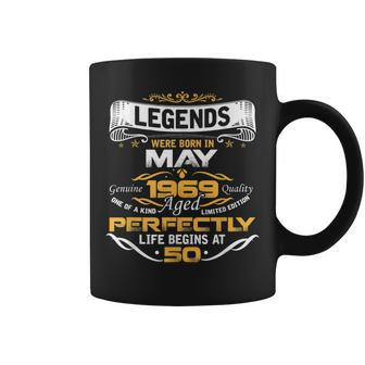 Awesome Legends Born In May 1969 50Th Birthday Coffee Mug | Mazezy