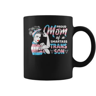 Awesome Proud Unbreakable Trans Mom Pride Lgbt Awareness Coffee Mug - Thegiftio UK