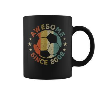 Awesome Since 2002 21 Year Old 21St Birthday Soccer Player Coffee Mug - Seseable