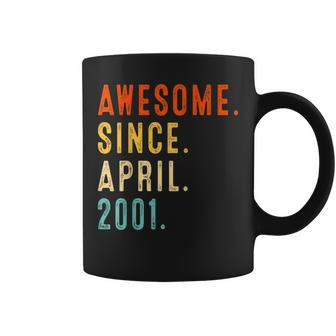 Awesome Since April 2001 Vintage 21St Birthday Coffee Mug - Seseable