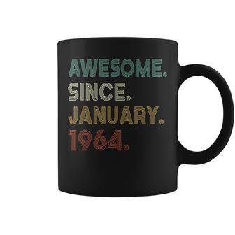 Awesome Since January 1964 59Th Birthday Born 1964 Coffee Mug - Seseable