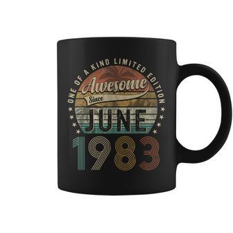 Awesome Since June 1983 40Th Birthday Gifts For 40 Year Old Coffee Mug - Seseable