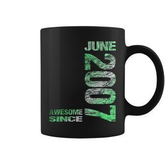 Awesome Since June 2007 16Th Birthday Born 2007 Coffee Mug - Seseable