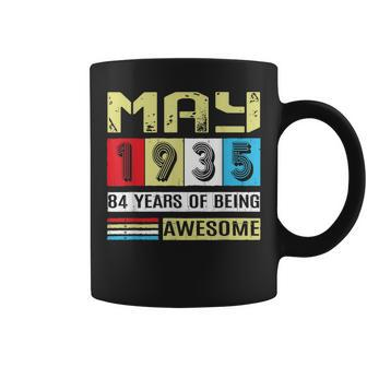 Awesome Since May 1935 Shirt 84 Years Old Birthday Gift Coffee Mug | Mazezy