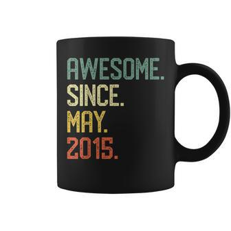 Awesome Since May 2015 T-Shirt Vintage 4Th Birthday Gift Coffee Mug | Mazezy