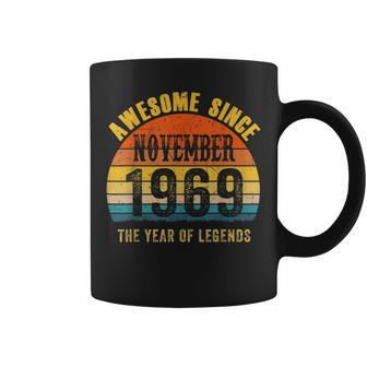 Awesome Since November 1969 50Th Birthday Gift 50 Yrs Old Coffee Mug | Mazezy