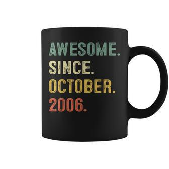 Awesome Since October 2006 16Th Bday Gifts 16 Years Old Boys  Coffee Mug - Seseable