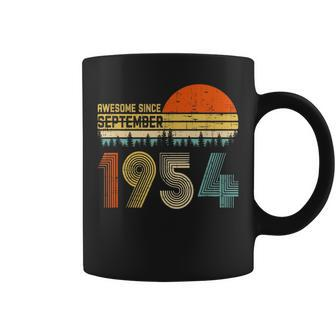 Awesome Since September 1954 65Th Birthday Gift 65 Yrs Old Coffee Mug | Mazezy