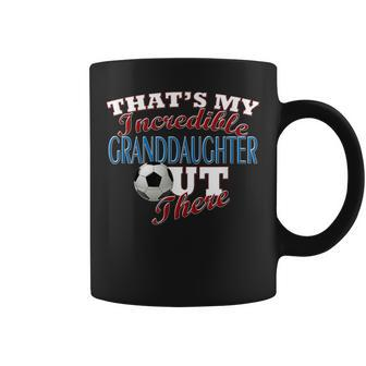 Awesome Soccer Granddaughter Grandma & Grandpa Coffee Mug | Mazezy