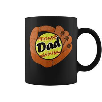 Awesomme Daddy Softball Dad Baseball Fans Gift Coffee Mug - Seseable
