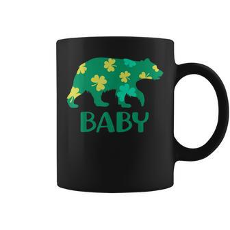 Baby Bear Funny Shamrock St Patricks Day Gifts Family Coffee Mug - Seseable