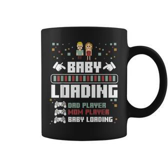 Baby Loading Dad Mom Player Gamer Funny Pregnancy Coffee Mug - Seseable