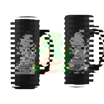 Baby Trex Eating Ramen Noodles Coffee Mug - Thegiftio