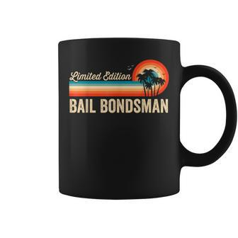Bail Bondsman Funny Birthday Retro Vintage Men Dad Coffee Mug | Mazezy