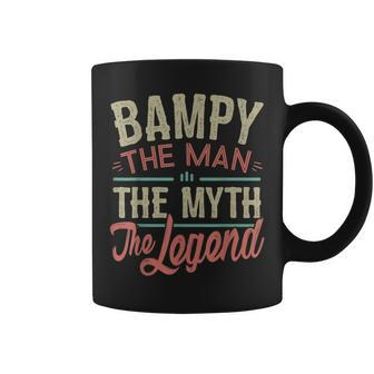 Bampy From Grandchildren Bampy The Myth The Legend Gift For Mens Coffee Mug - Seseable