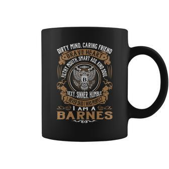 Barnes Last Name Surname Tshirt Coffee Mug - Thegiftio UK