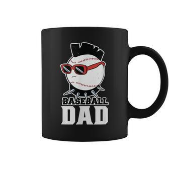 Baseball Dad Daddy Father Baseballer Papa Fathers Day Coffee Mug - Thegiftio UK