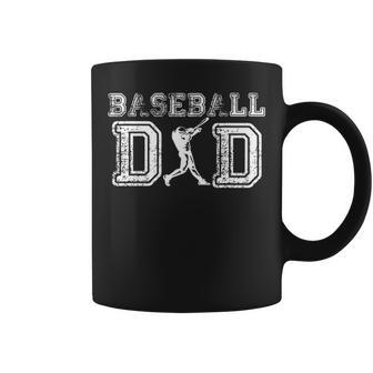 Baseball Dad Fathers Day Gift For Daddy Papa Father Coffee Mug - Seseable