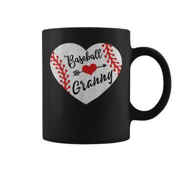 Baseball Heart Granny Grandma Mothers Day Gift Coffee Mug | Mazezy