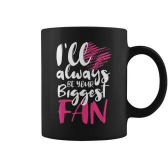 Baseball Mom Biggest Fan Gift Coffee Mug - Seseable