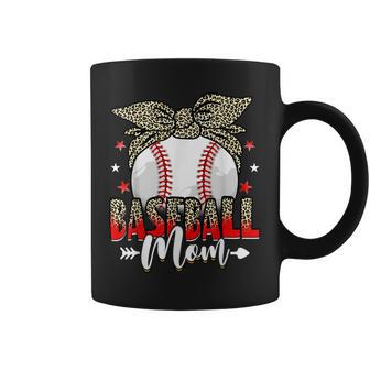 Baseball Mom Life Game Day Leopard Cute Mothers Day Coffee Mug | Mazezy