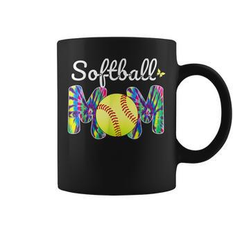 Baseball Mom Love Tie Dye Softball Mom Mother´S Day Coffee Mug | Mazezy DE