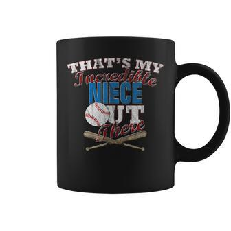 Baseball Or Softball Niece Aunt Or Uncle Coffee Mug | Mazezy