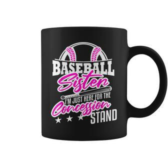 Baseball Sister Funny Concession Stand Gift Coffee Mug | Mazezy