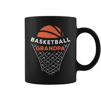 Basketball Grandpa Bball Lover Best Grandfather Ever Hooper Coffee Mug
