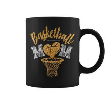 Basketball Mom Leopard Basketball Senior Mom 2023 Mother Day Coffee Mug | Mazezy AU