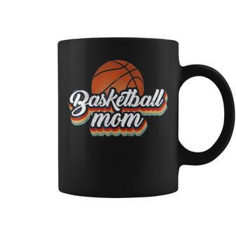Basketball Mom Vintage 90S Style Basketball Mother Gift V2 Coffee Mug - Seseable