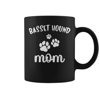 Basset Hound Mom Cute Dog Coffee Mug | Mazezy