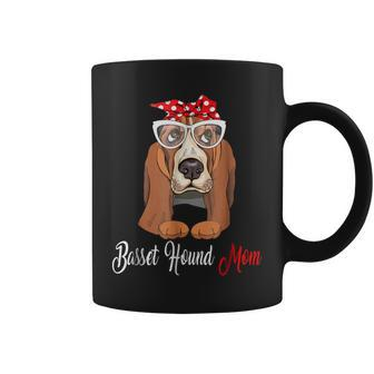 Basset Hound Mom Tshirt Birthday Gift Mothers Day Outfit Coffee Mug