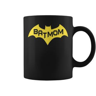 Batmom Mommy Super Hero Bat Mom Cool Woman The Girl Wonder Gift For Womens Coffee Mug | Mazezy