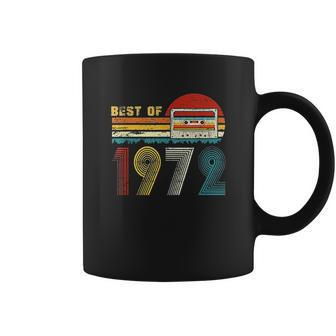 Bday Gifts Best Of 1972 Retro Cassette Tape Vintage Coffee Mug - Thegiftio UK