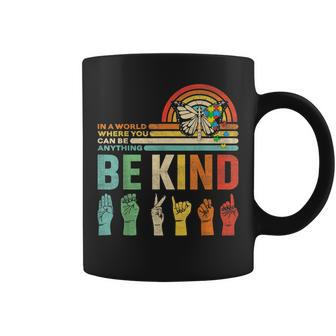 Be Kind Autism Awareness Mom Dad Grandma Teacher Kindness Coffee Mug | Mazezy