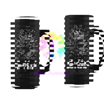 Be Kind Purple Ribbon Sunflower Lupus Awareness  Coffee Mug