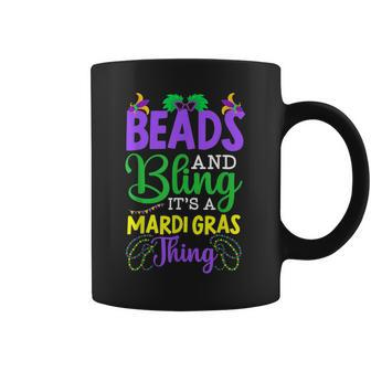 Beads And Bling Its A Mardi Gras Thing Festival Men Women Coffee Mug - Seseable