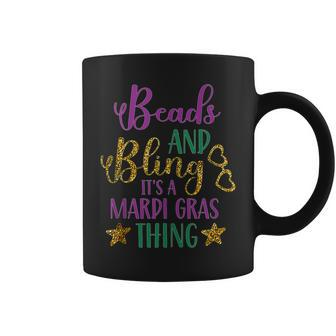 Beads And Bling Its A Mardi Gras Thing Mardi Gras Coffee Mug - Seseable