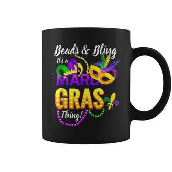 Beads And Bling Its A Mardi Gras Thing New Orleans Festival Coffee Mug - Seseable