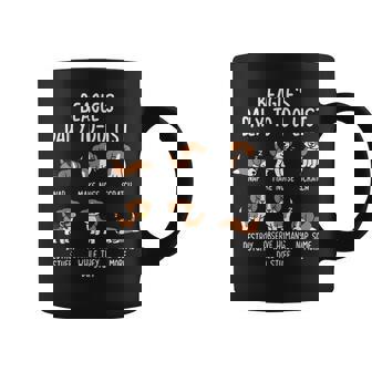 Beagle Daily To Do List Dog Coffee Mug - Thegiftio
