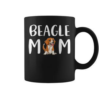 Beagle Mom Cute Beagle Art Graphic Beagle Dog Mom Coffee Mug - Seseable