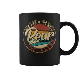 Bear The Man The Myth The Legend Coffee Mug - Seseable
