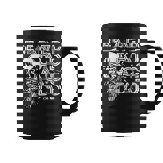 Bearded Dad Father Funny Beard Lover & Facial Hair Gift For Mens Coffee Mug | Mazezy