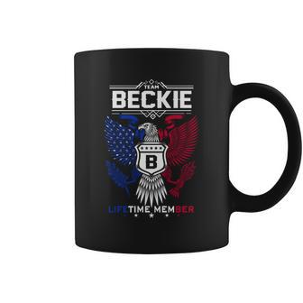 Beckie Name - Beckie Eagle Lifetime Member Coffee Mug - Seseable