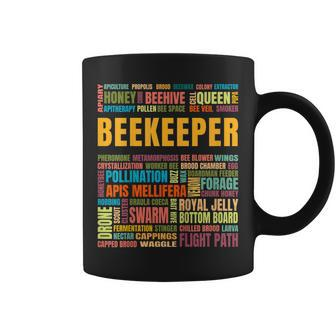 Beekeeping Bee Terms Glossary Beekeeper Christmas Birthday Coffee Mug | Mazezy