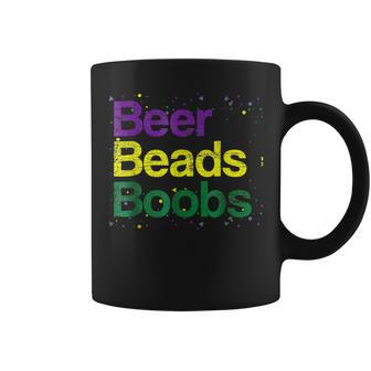 Beers Beads Boobs Funny Mardi Gras 2023 New Orleans Carnival Coffee Mug - Thegiftio UK