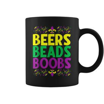 Beers Beads Boobs Mardi Gras Celebration Carnival Costume Coffee Mug - Thegiftio UK