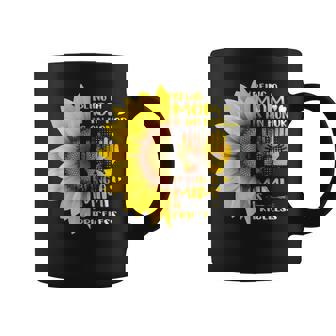 Being A Mom Is An Honor Being A Mimi Is Priceless Sunflower Coffee Mug - Seseable